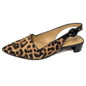 Franco Sarto Vickie cheetah print sling back